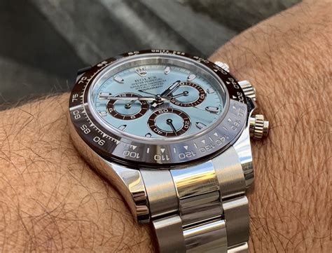 rolex daytona ice blue audible|rolex daytona blue dial price.